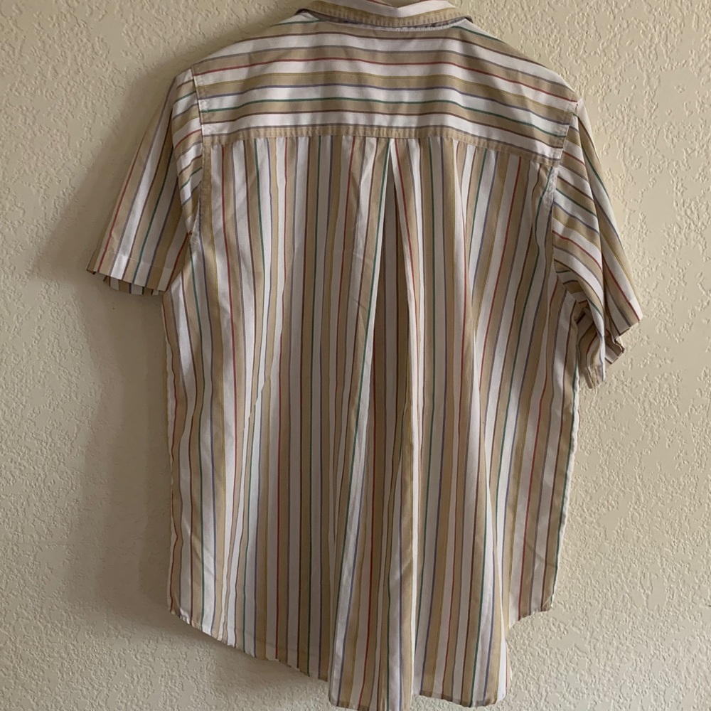Reed Hunter | Multicolor Striped Short Sleeve Button Down - Picture 4 of 9